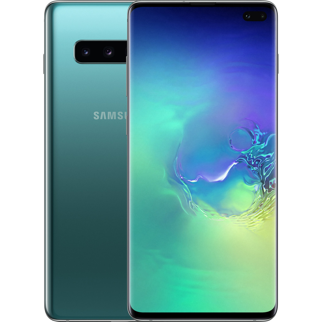 Samsung Galaxy S10 Plus 128 GB Groen-128 GB opslagcapaciteit 6,4 inch Quad HD scherm Android 9.0 Pie