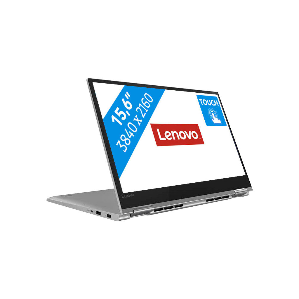 Lenovo Yoga 730-15IWL 81JS007XMH 2-in-1-Krachtig genoeg voor video's bewerken Intel Core i7 - 16 GB RAM - 512GB SSD Omklapbaar 4K scherm met touch