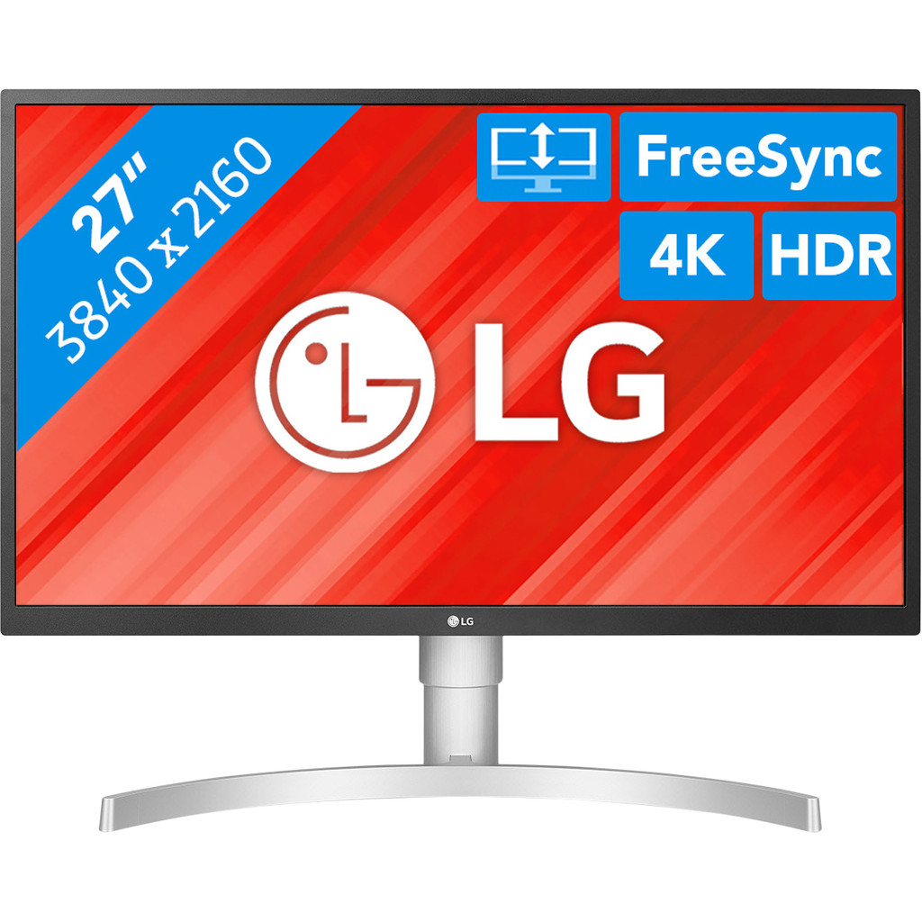 LG 27UL550-27 inch  3840 x 2160 resolutie  HDMI, DisplayPort, hoofdtelefoon