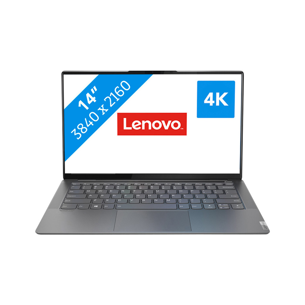 Lenovo Yoga S940-14IWL - 81Q7000UMH-Krachtig genoeg voor video's bewerken Intel Core i7 - 16 GB RAM - 1 TB SSD Aluminium behuizing