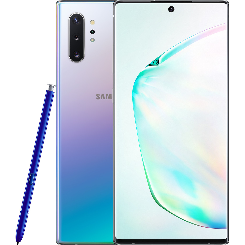 Samsung Galaxy Note 10 Plus 256GB Zilver-256 GB opslagcapaciteit 6,8 inch quad hd scherm Android 9.0 Pie