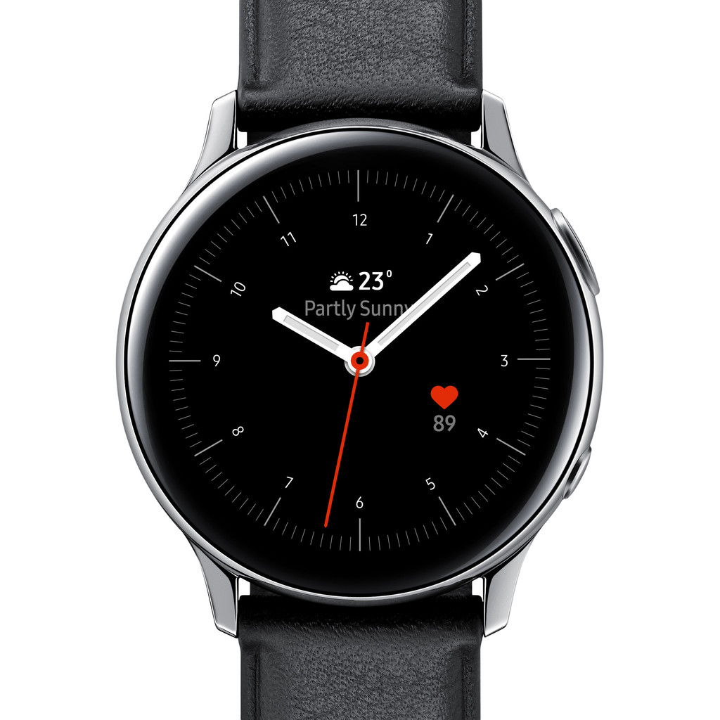 Samsung Galaxy Watch Active2 Zilver / Zwart 40 mm RVS