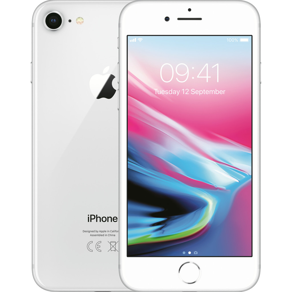 Apple iPhone 8 128GB Zilver-128 GB opslagcapaciteit 4,7 inch Retina HD scherm iOS 13