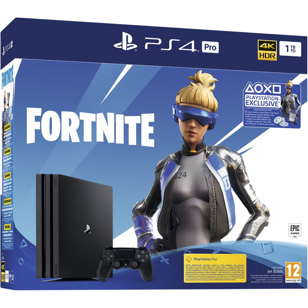 Sony PlayStation 4 Pro 1 TB Fortnite Bundel-