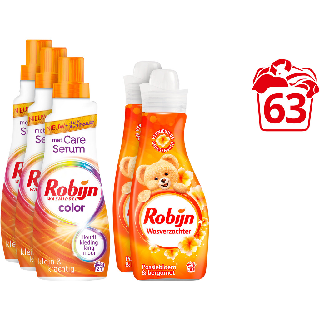Robijn Perfect Match Color waspakket 5 stuks