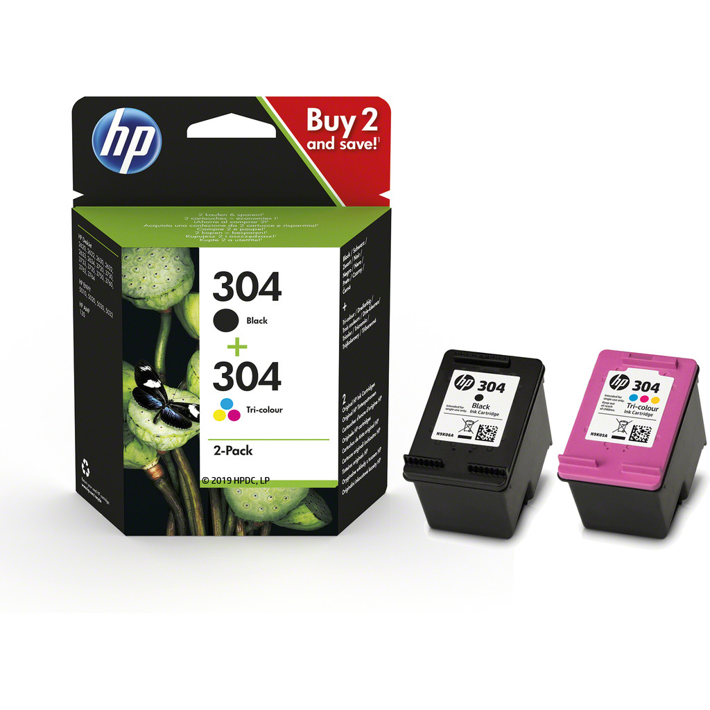 HP 304 Cartridges Combo Pack