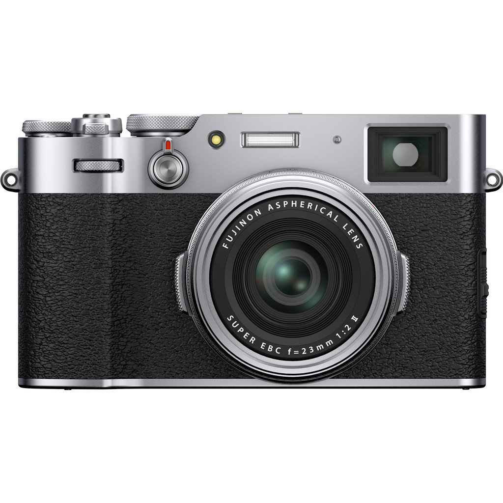 Fujifilm X100V Zilver-26,1 megapixel APS-C sensor 23mm lens f/2.0 4K, 30 fps