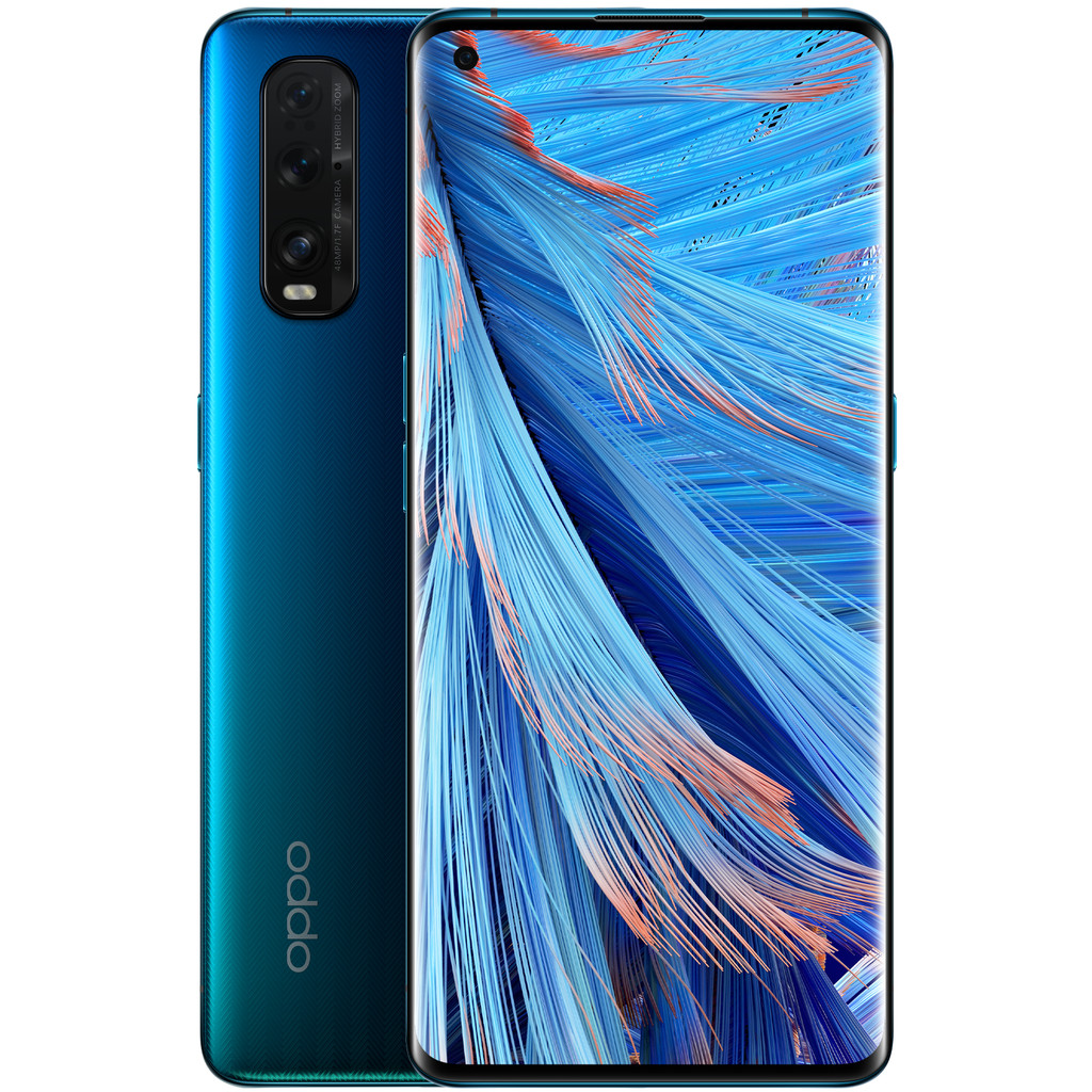 OPPO Find X2 256GB Blauw 5G-256 GB opslagcapaciteit 6,7 inch quad hd scherm Android 10