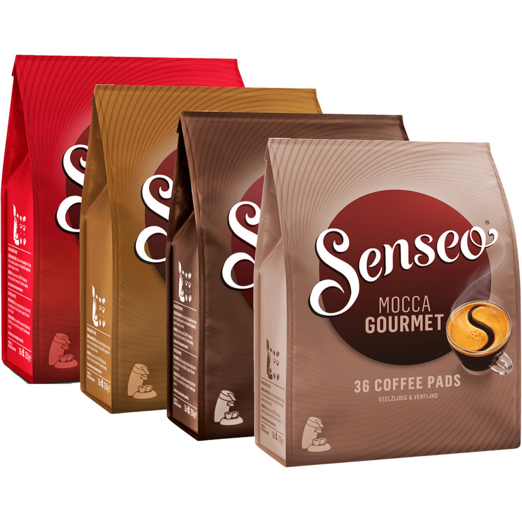 Senseo 4-pack Classic + Strong + Extra Strong + Mocca Gourmet