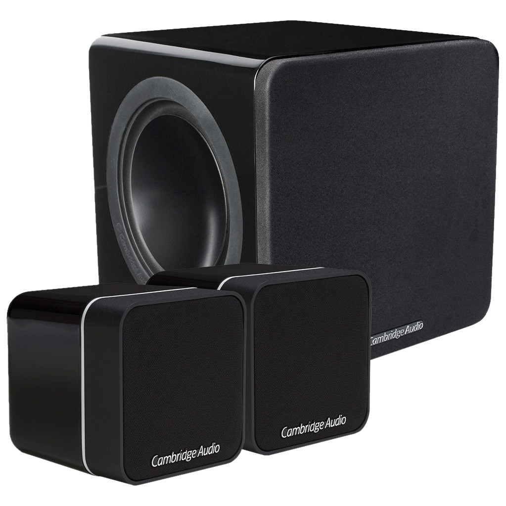 Afbeelding van de Cambridge Audio Minx 2.1 Set Zwart