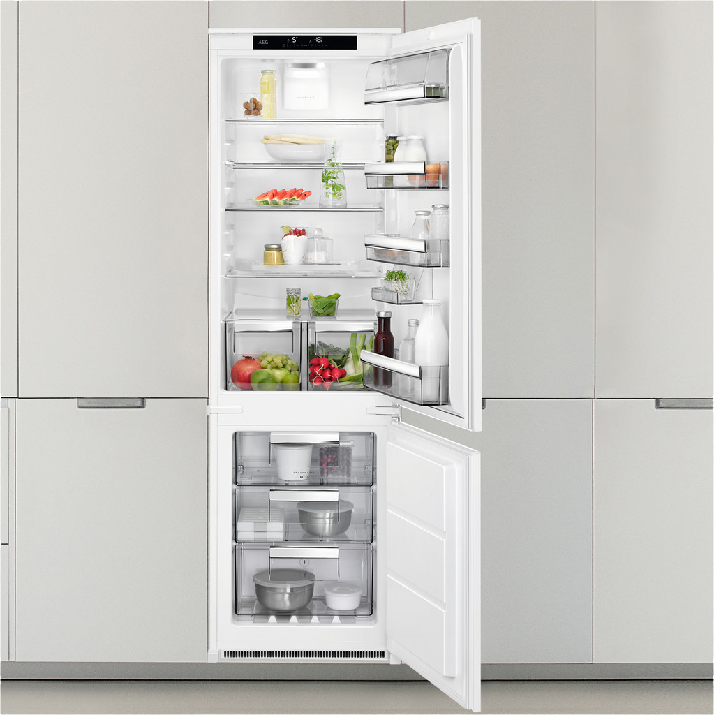 AEG koelvriescombinatie SCE81828TS - Koelkastwebshop.nl