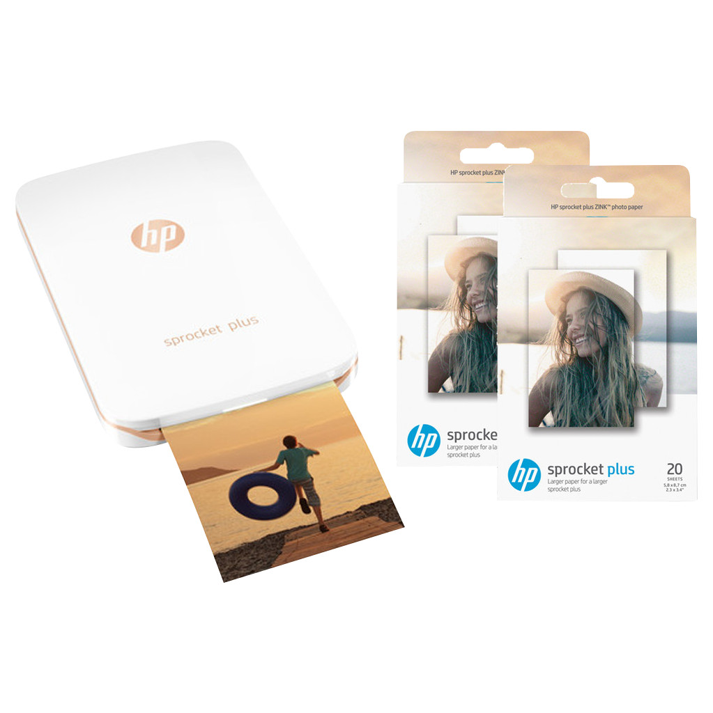 HP Sprocket Plus Wit + fotopapier