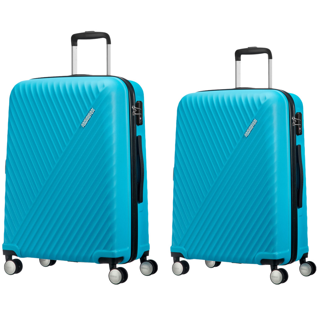 American Tourister Visby Spinner 55cm 76cm Light Blue kofferset