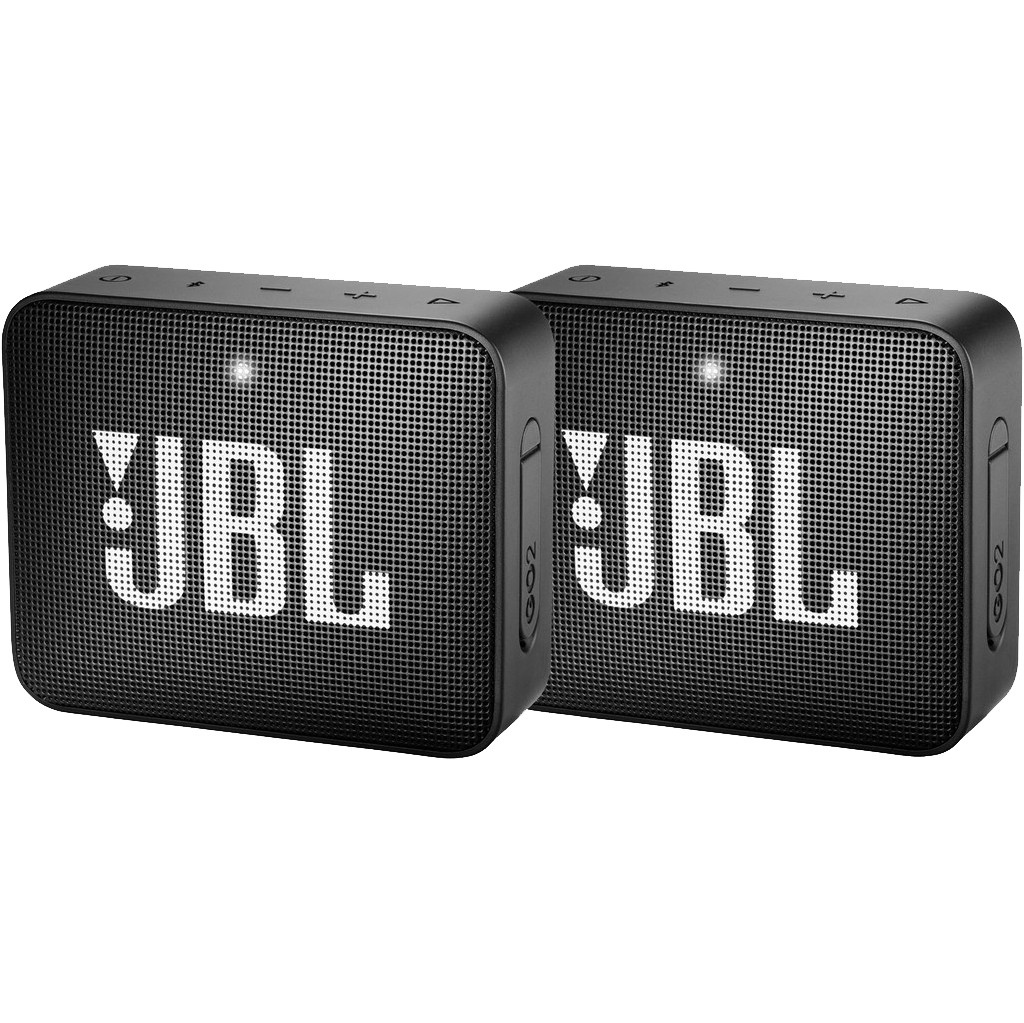 Afbeelding van de JBL Go 2 Duo Pack Zwart