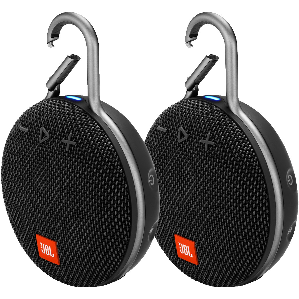 Afbeelding van de JBL Clip 3 Duo Pack Zwart
