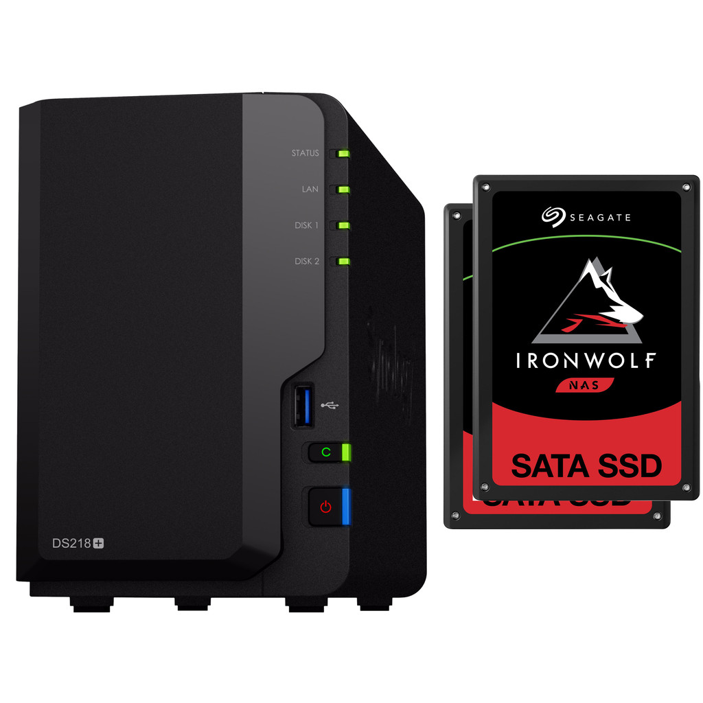 Synology DS218+ + 3840 GB