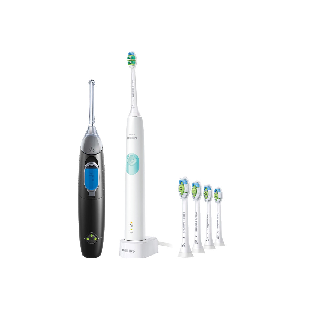 Philips Sonicare ProtectiveClean 4300 HX6807 63 Optimal White (4 stuks) Flosapparaat