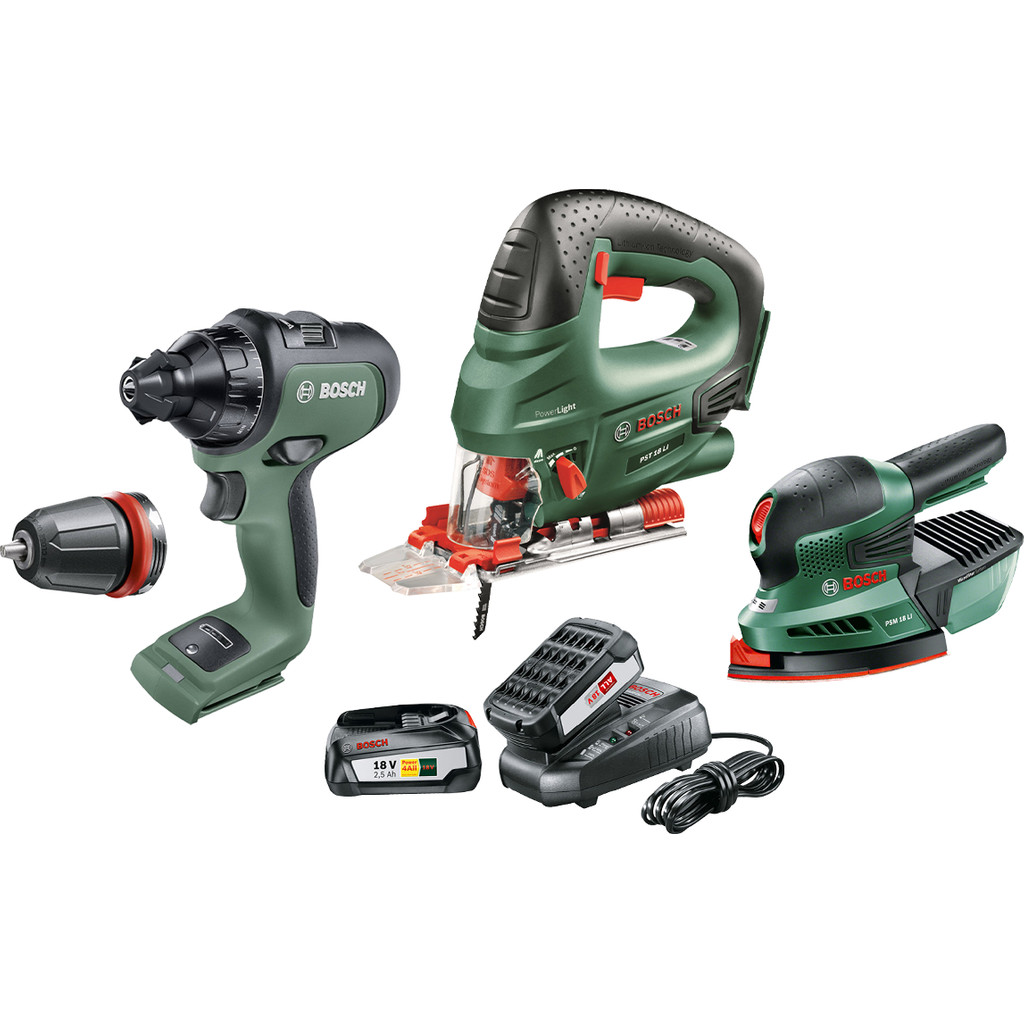 Bosch AdvancedDrill 18V Bosch PSM 18 LI Bosch PST 18 LI Bosch 18V 2,5 Ah