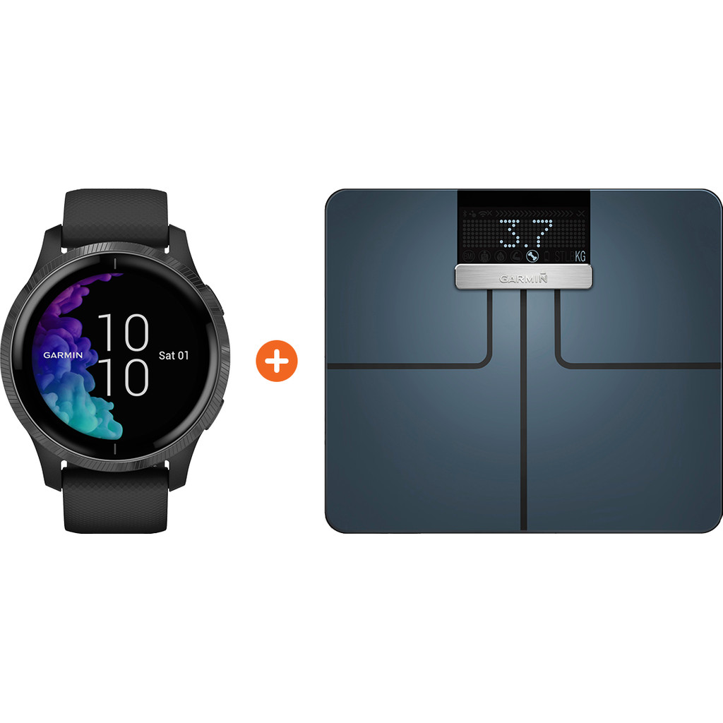 Garmin Venu Zwart Garmin Index Smart Scale Zwart