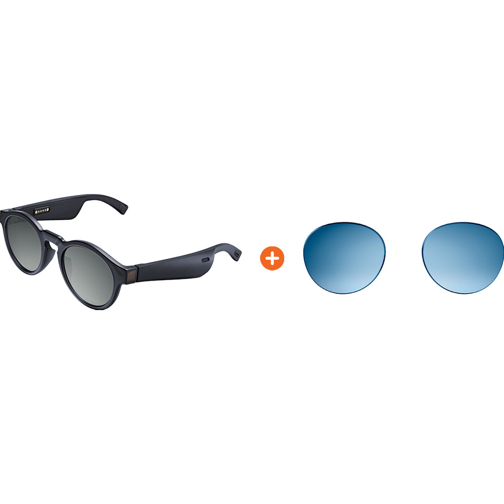 Bose Frames Rondo + Bose Lenses Rondo Blauw