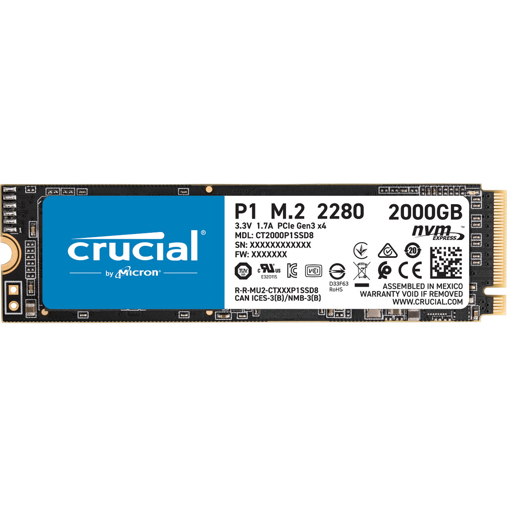 Crucial P1 SSD 2 TB