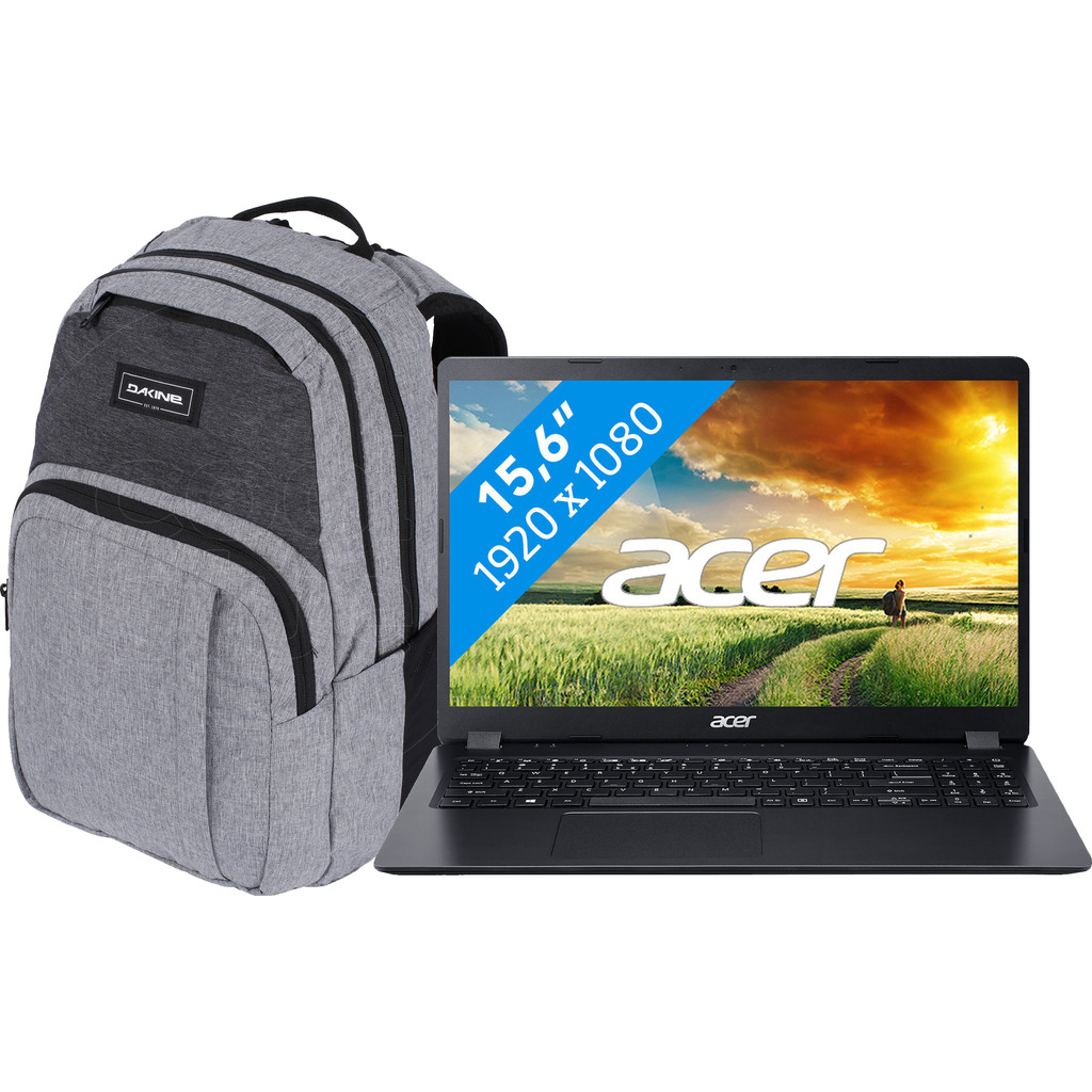 Acer Aspire 3 A315-56-577F + Dakine Campus 15" Greyscale 25L