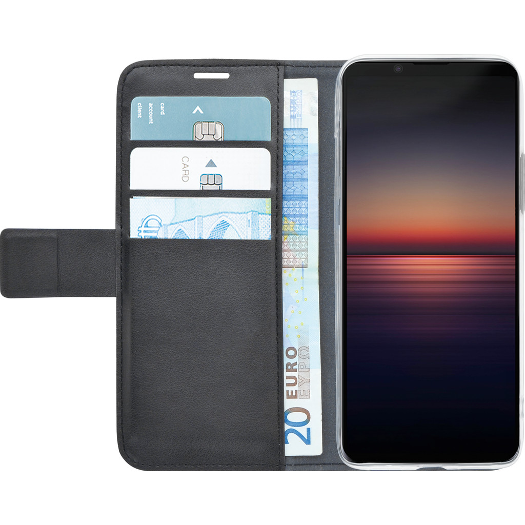 Azuri Sony Xperia 1 II hoesje - Walletcase - Zwart