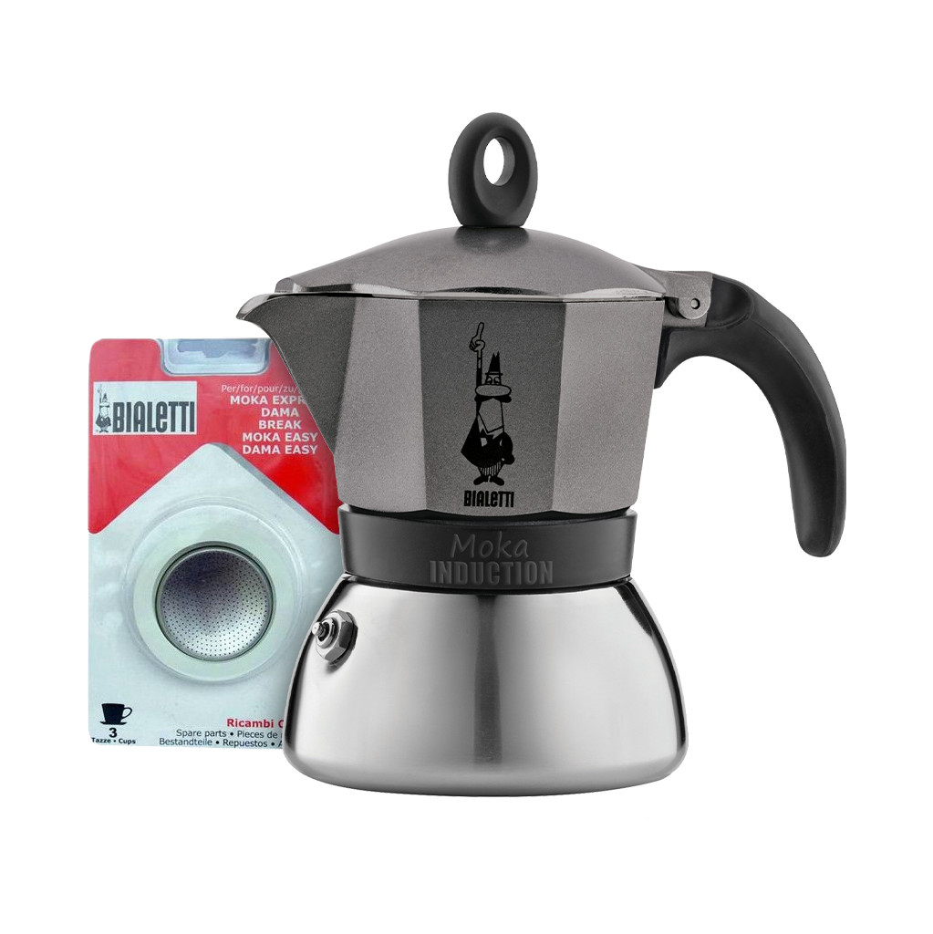 Bialetti Moka Induction 3 kopjes filterplaatje