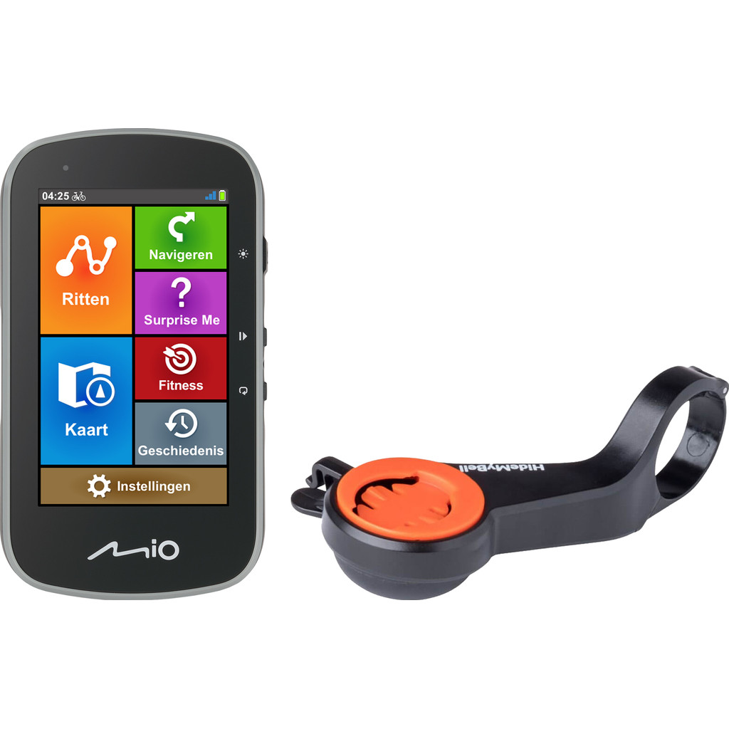 Mio Cyclo Discover Plus CloseTheGap HideMyBell Regular Zwart Stuurhouder