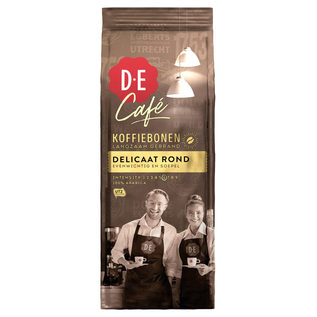 Douwe Egberts Café Delicaat Rond bonen 500 gram