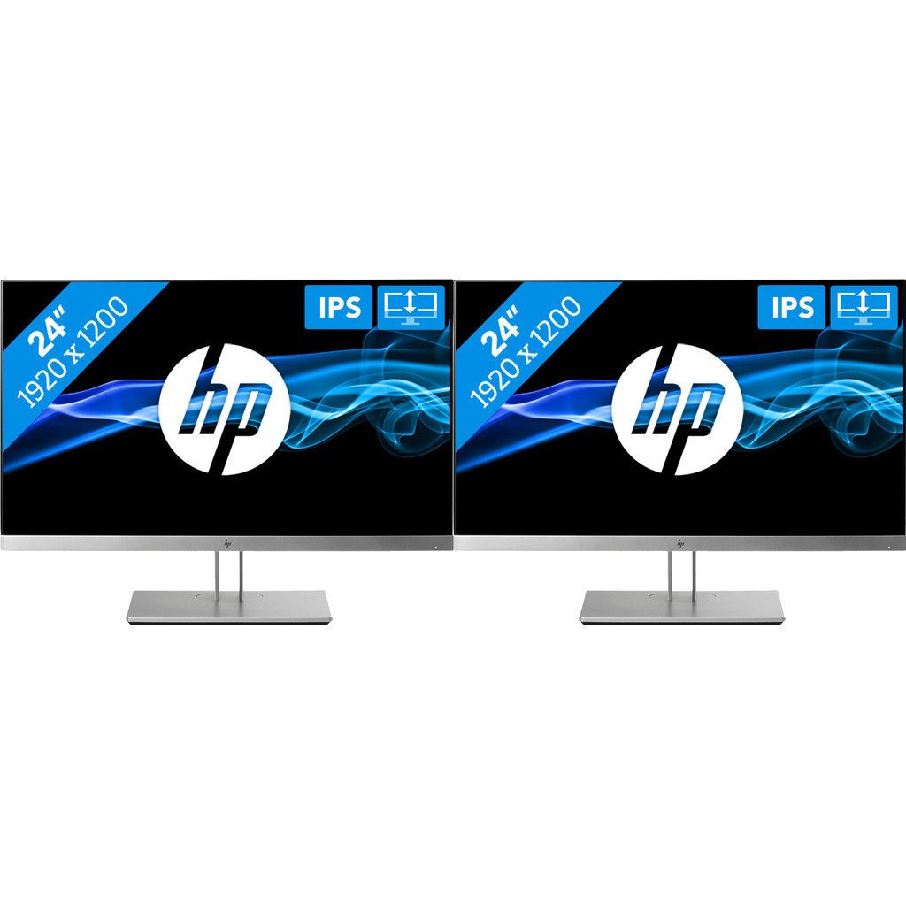 HP EliteDisplay E243i dual monitor setup