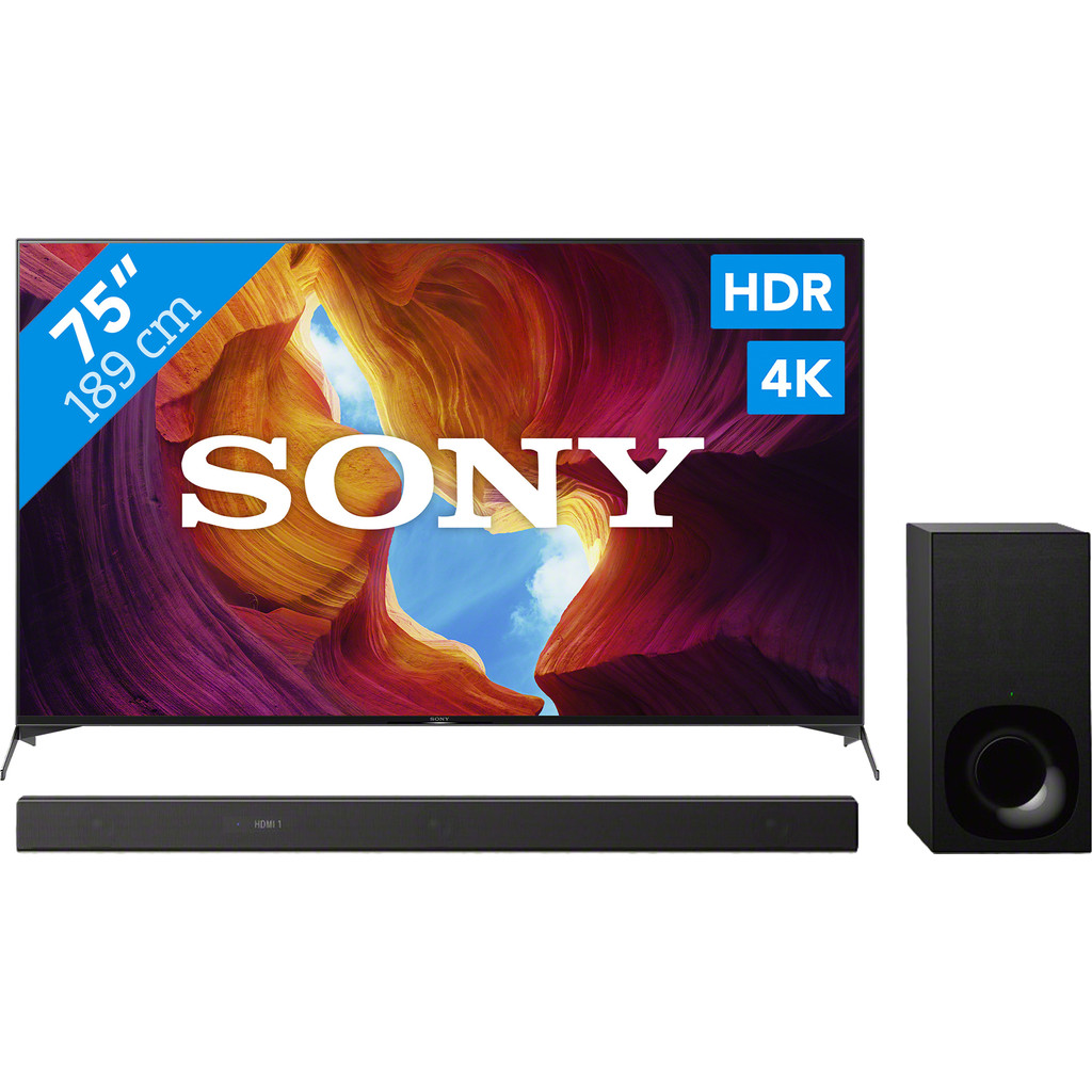 Sony KD-75XH9505 + Soundbar
