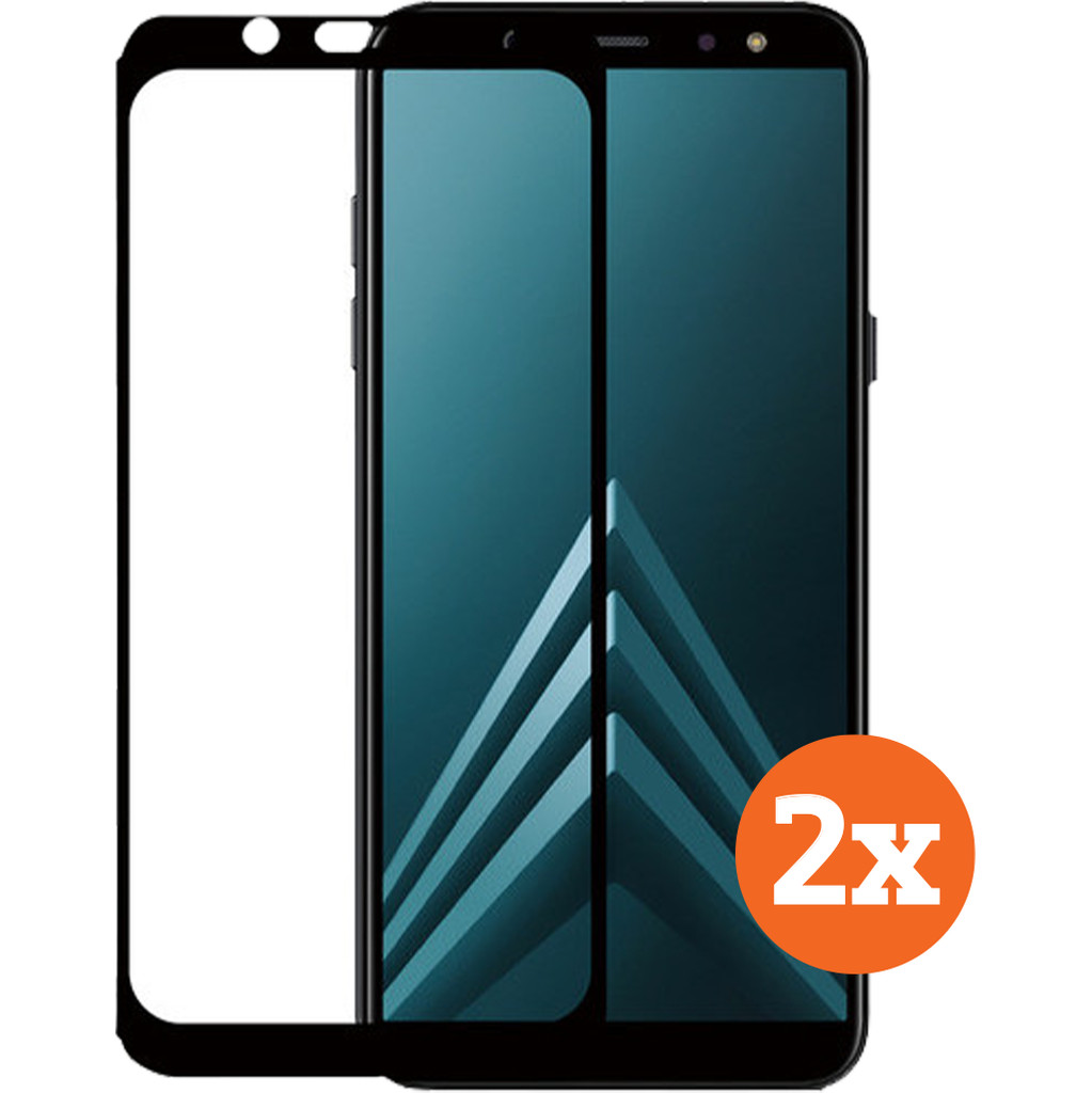 Azuri Tempered Glass Samsung Galaxy A6 (2018) Screenprotector Duo Pack