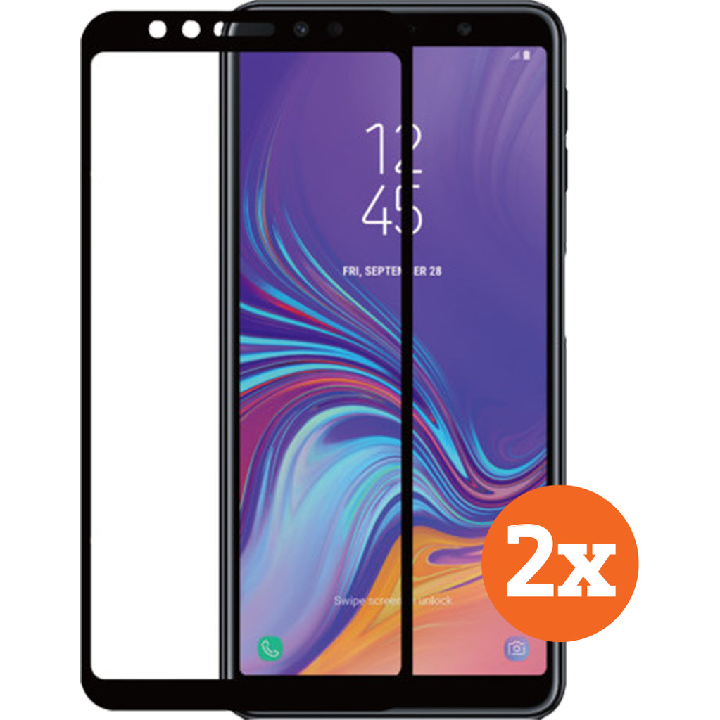 Azuri Tempered Glass Samsung Galaxy A7 (2018) Screenprotector Duo Pack