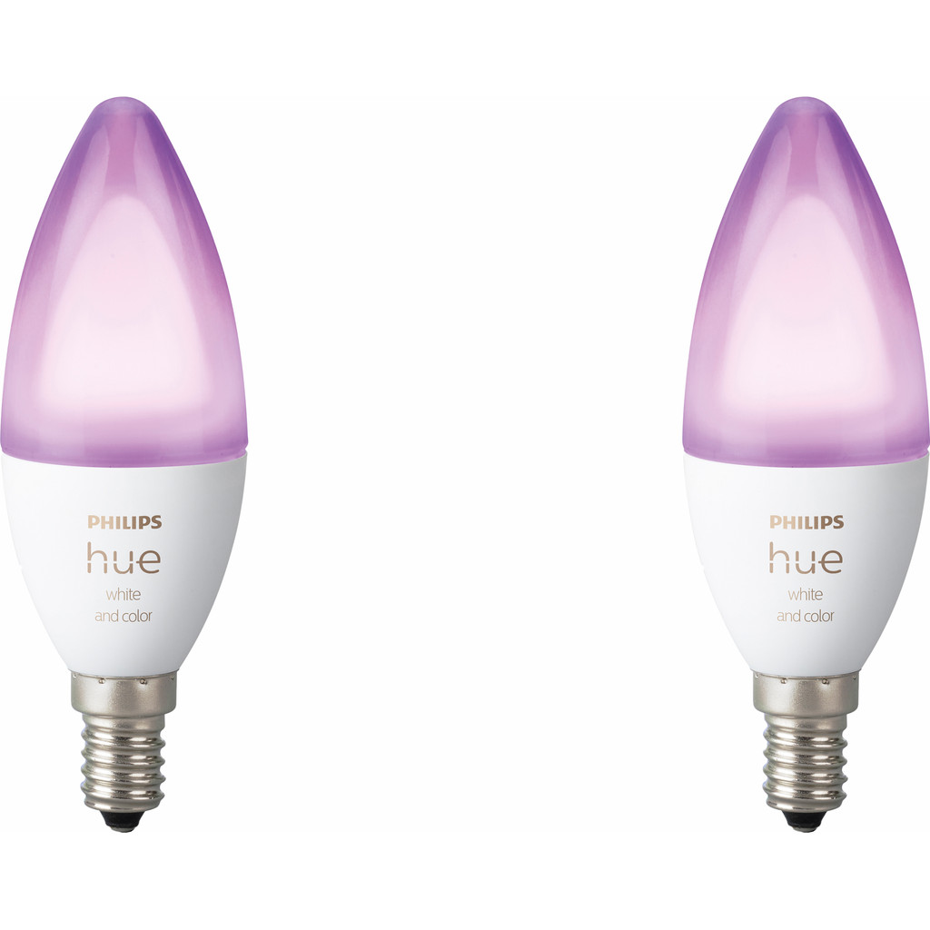 Philips Hue White and Color E14 Bluetooth Duo Pack