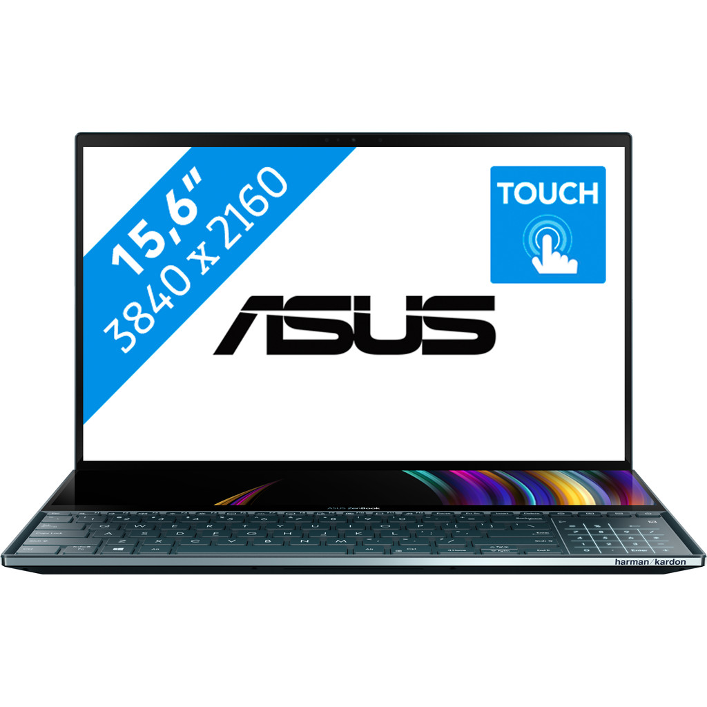 Asus ZenBook Pro Duo 15 OLED UX582LR-H2002R-Krachtig genoeg voor video's bewerken Intel Core i9 - 32GB - 1TB SSD NVIDIA GeForce RTX 3070 videokaart