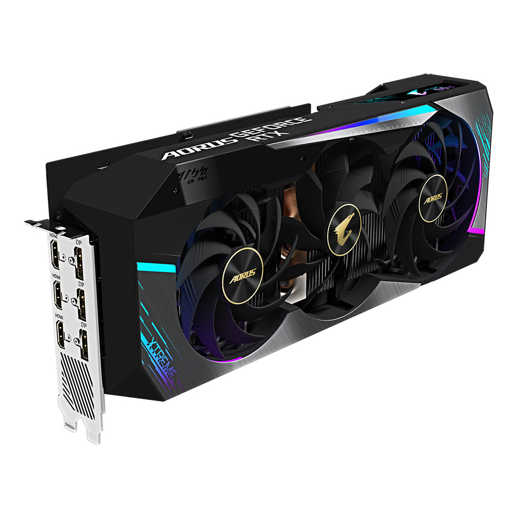 Gigabyte AORUS GeForce RTX 3080 XTREME 10G LHR-Verlichting peripherals 10 GB GDDR6 geheugen Kloksnelheid 1905 MHz