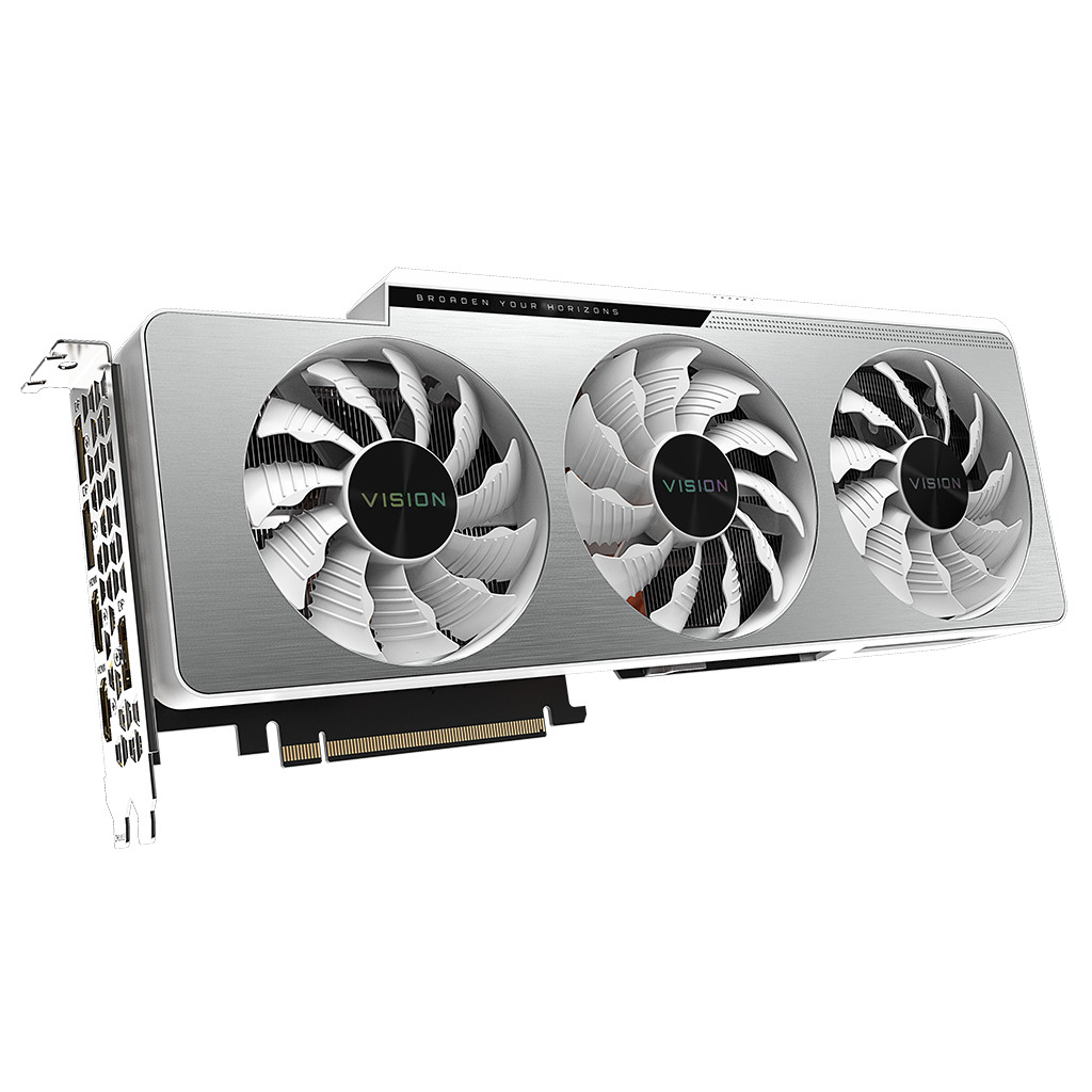 Gigabyte GeForce RTX 3080 VISION OC 10G LHR-Verlichting peripherals 10 GB GDDR6 geheugen Kloksnelheid 1800 MHz