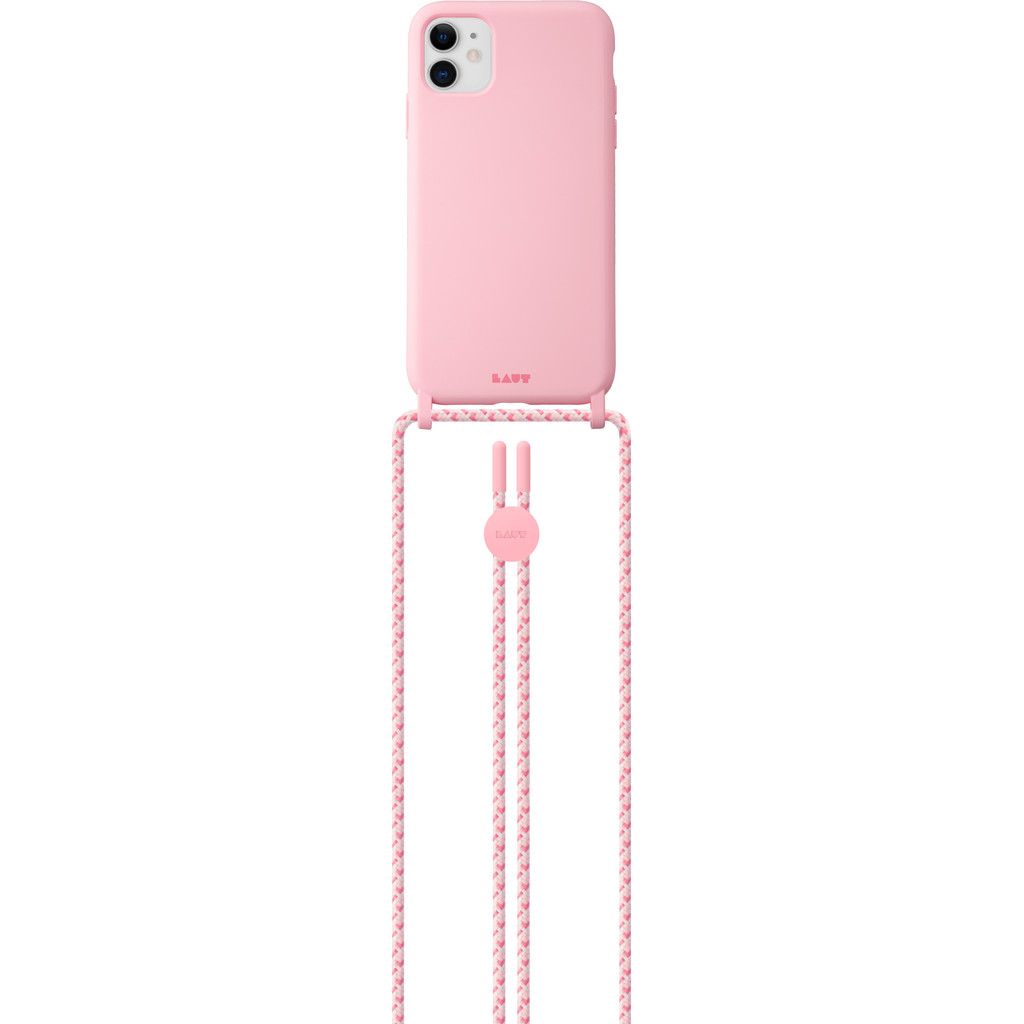 Laut PASTELS Apple iPhone 12 Mini Back Cover met Koord Roze