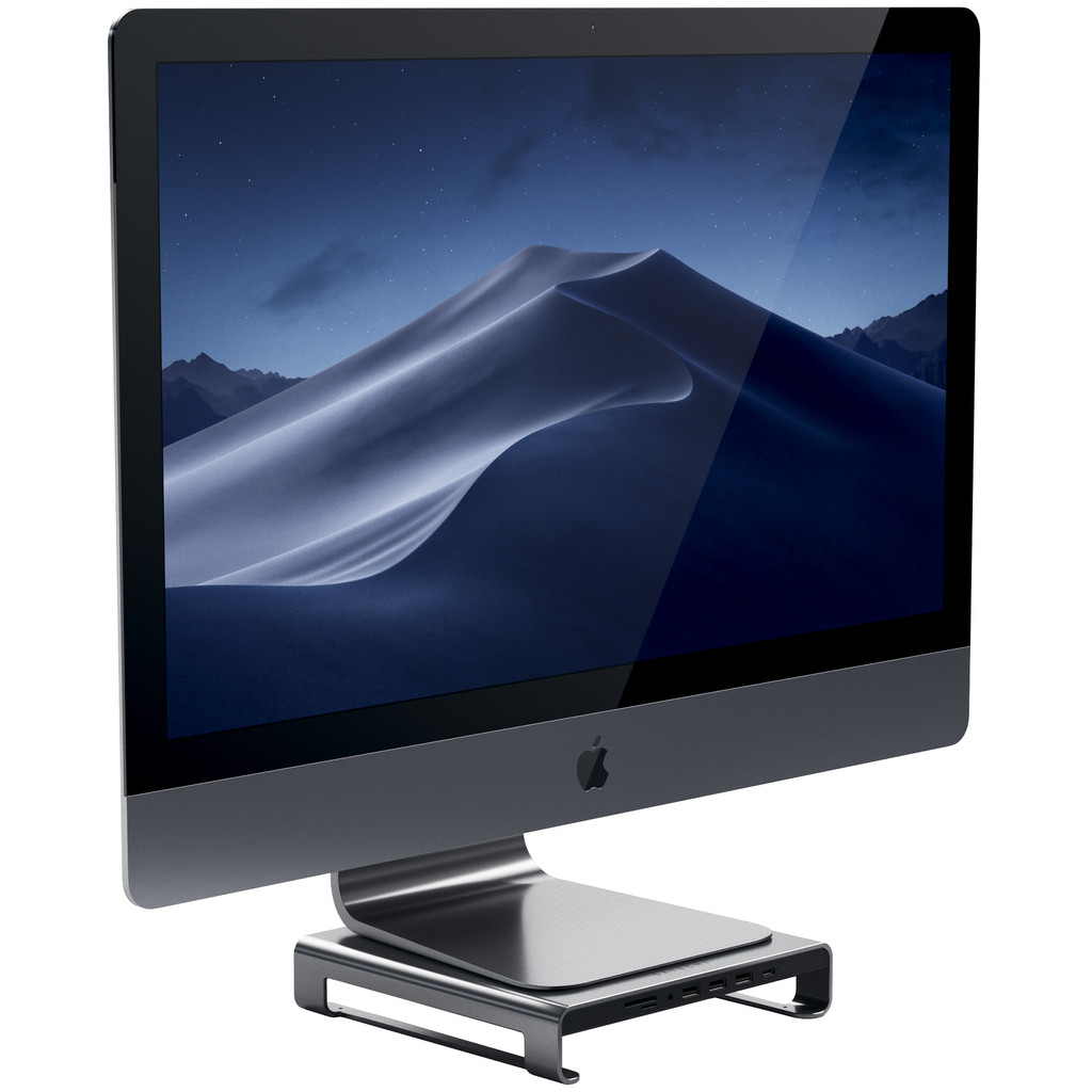 Satechi Aluminum iMac Monitor Standaard Hub Space Grey online kopen