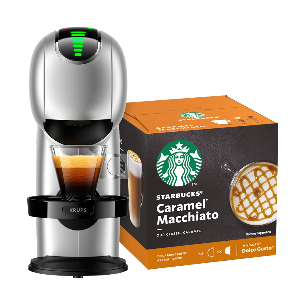 Krups Dolce Gusto Genio S Touch KP440E + Starbucks Caramel Macchiato