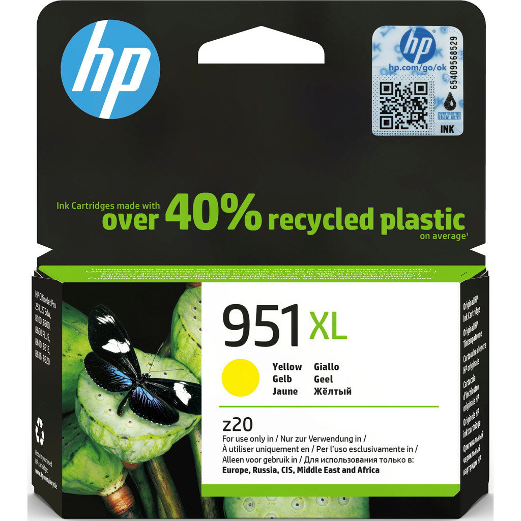 HP 951XL Cartridge Geel