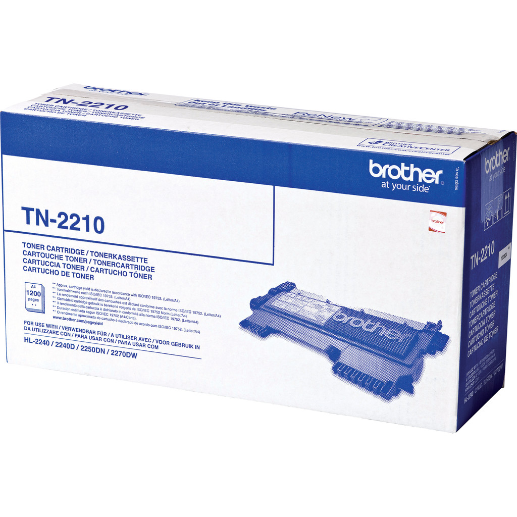 Afbeelding van product Brother TN-2210 zwart