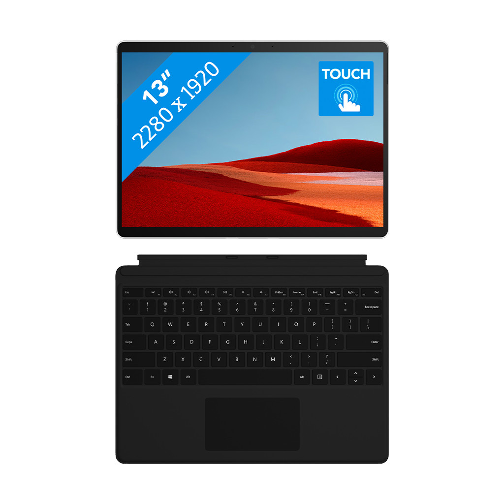 Microsoft Surface Pro X - SQ2 - 16GB - 256GB Platinum + Type Cover