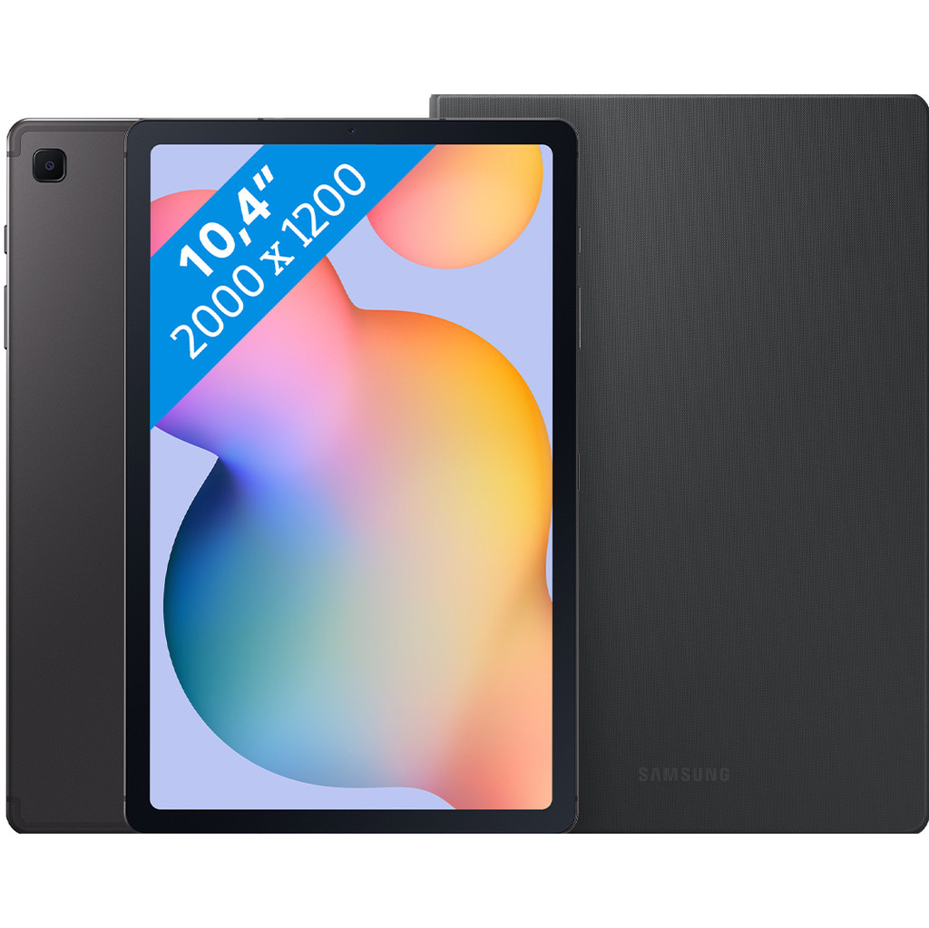Samsung Galaxy Tab S6 Lite 64 GB Wifi Grijs Samsung Book Case Grijs