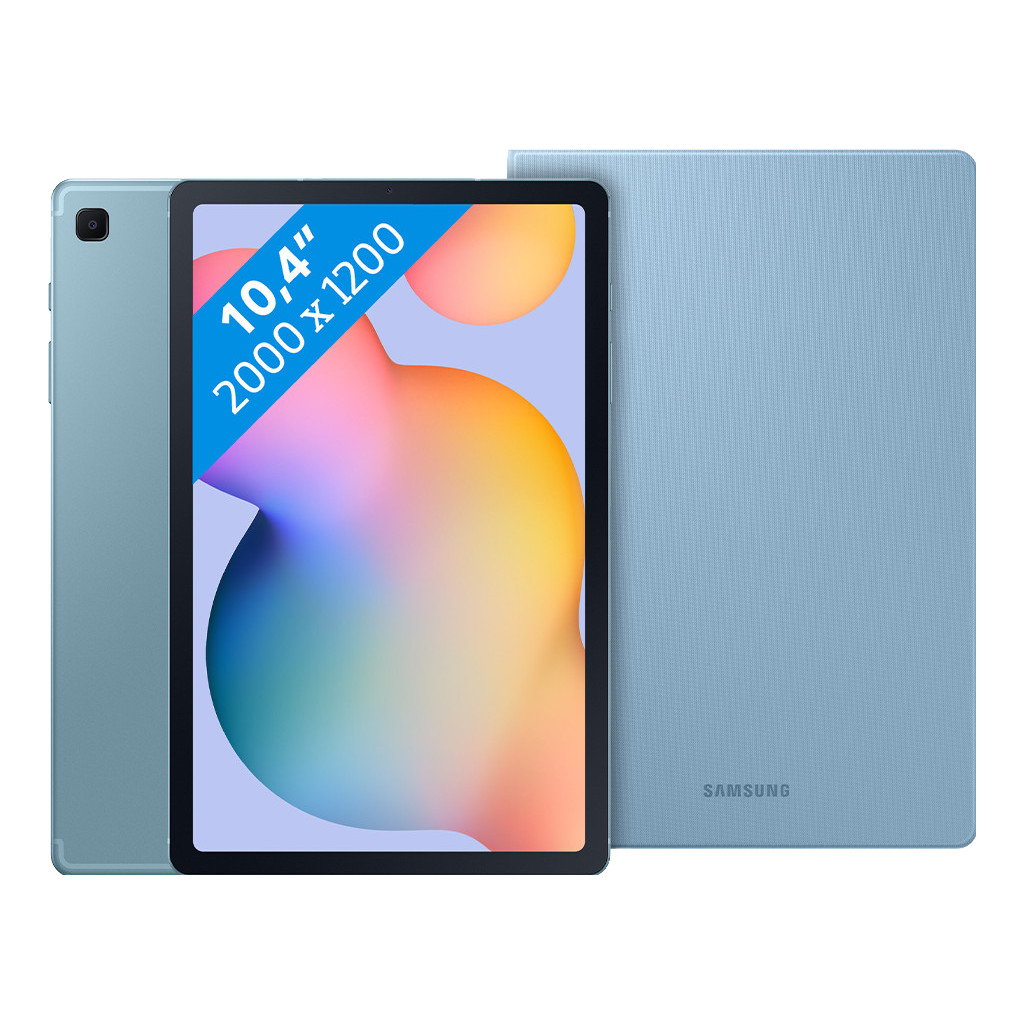 Samsung Galaxy Tab S6 Lite 64 GB Wifi Blauw Samsung Book Case Blauw