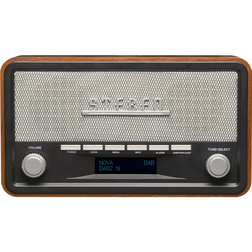 denver dab 18 retro dab radio met bluetooth hout uitzoeken en kopen met korting