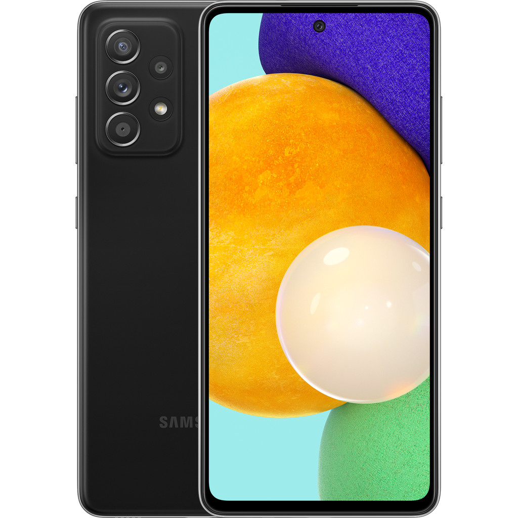 Samsung Galaxy A52 128GB Zwart 5G-128 GB opslagcapaciteit 6,5 inch full hd scherm Android 11