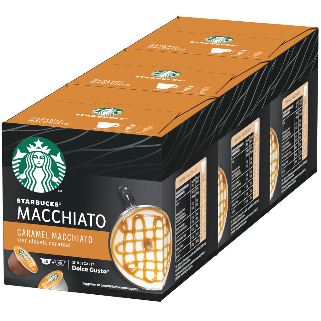 Starbucks Dolce Gusto Caramel Macchiato 3 pack