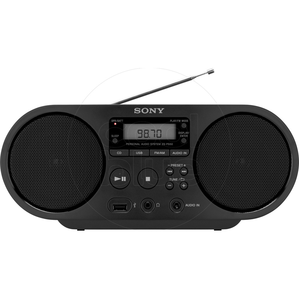 Sony ZS-PS50 Zwart